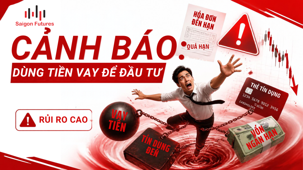 Vay tiền, tín dụng đen hoặc dùng vốn ngắn hạn để đầu tư rủi ro